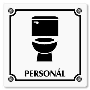 WC personál, 148x148mm, bílá, Kansas